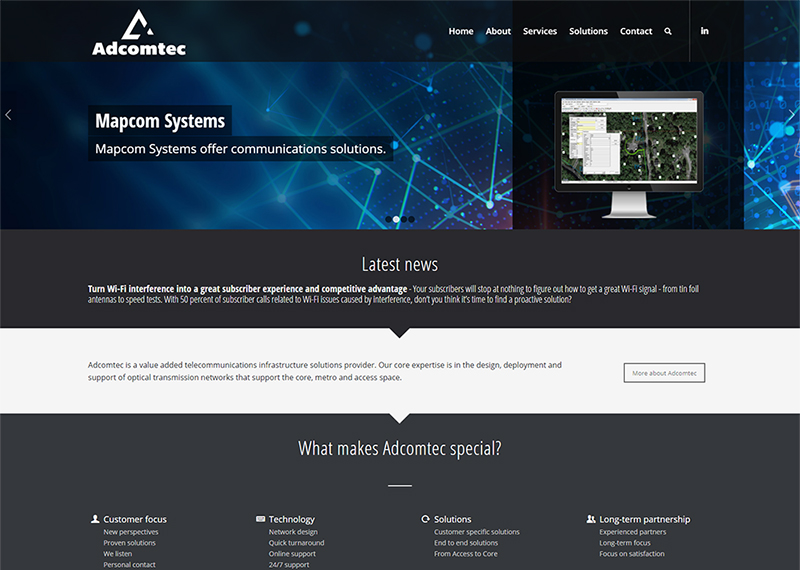 Adcomtec website