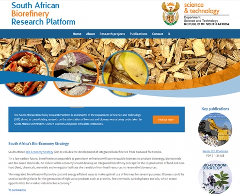 South African Biorefinery Research Platform website