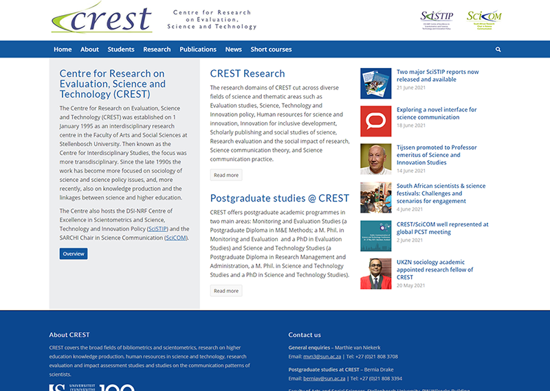 CREST website