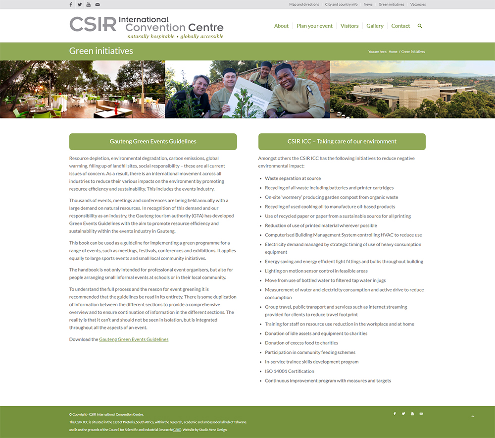 CSIR ICC website content page