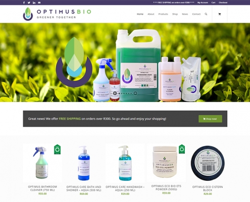 OptimusBio website