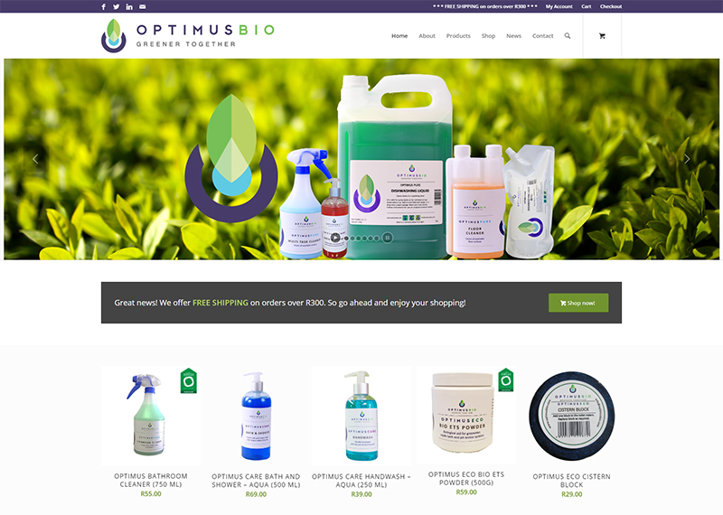 OptimusBio website