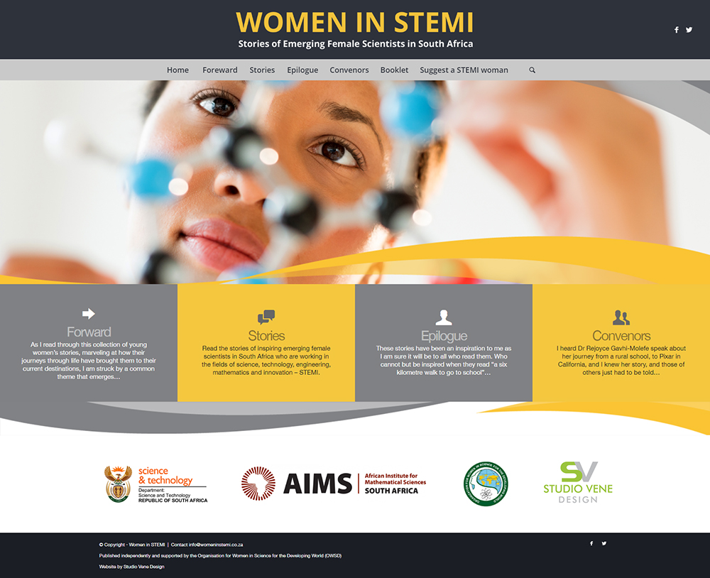 Women in STEMI website home page