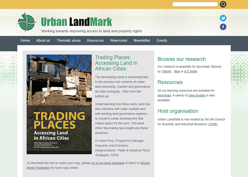 Urban LandMark website