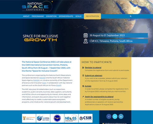 National Space Conference website
